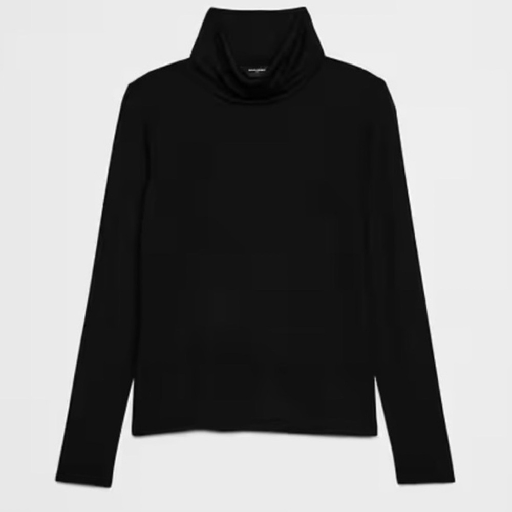 Classic Black Turtleneck Sweater